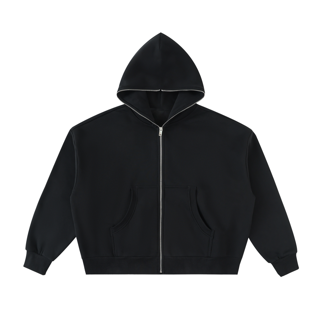 Heavy Full-Zip Boxy Hoodie