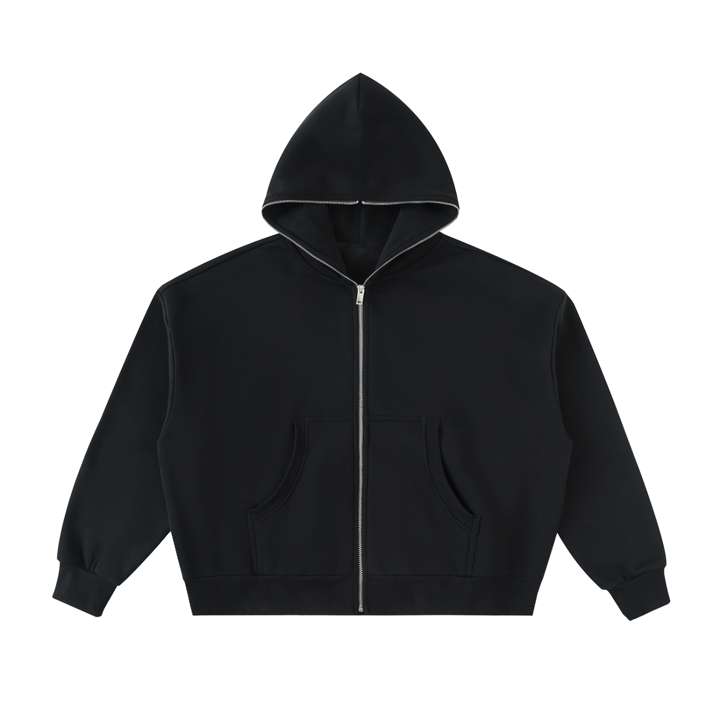 Heavy Full-Zip Boxy Hoodie