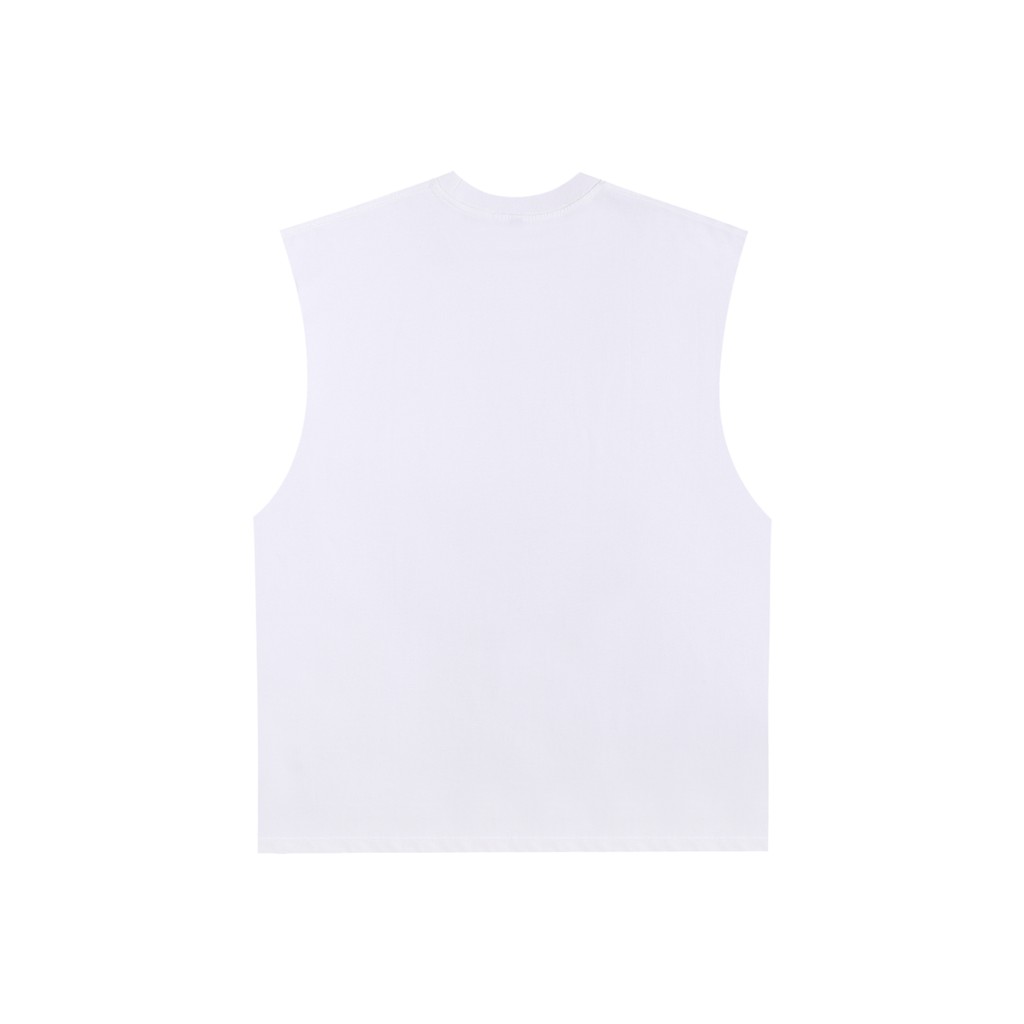 Trimmed Edge Cotton Tank Top