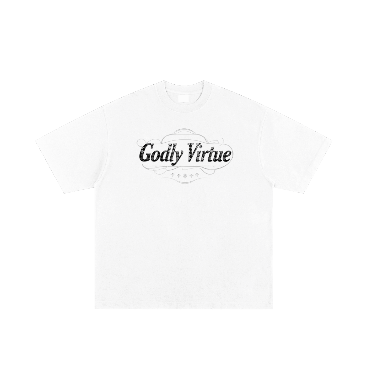 Hand-frayed T-Shirt With Diamond Logo