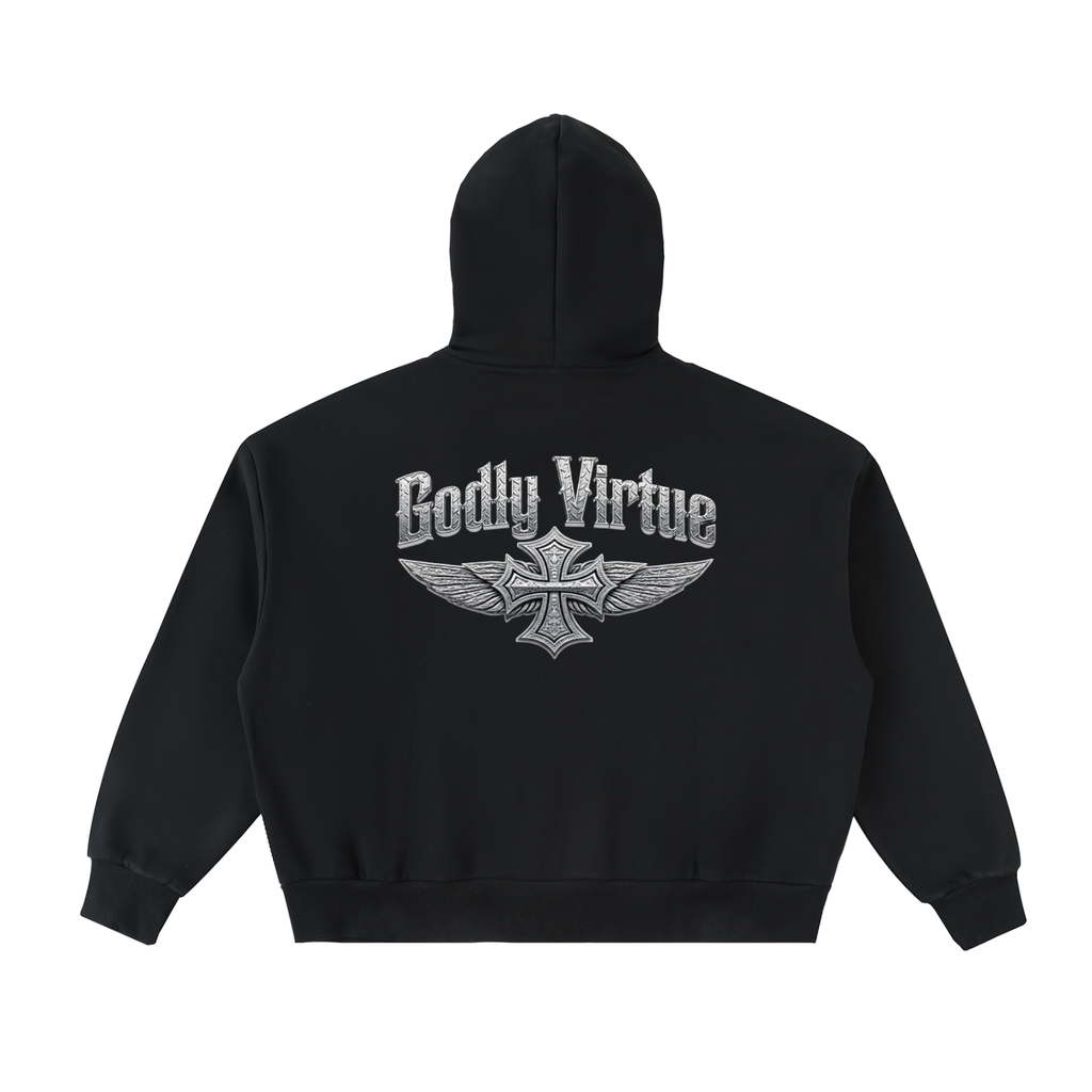 Heavy Full-Zip Boxy Hoodie