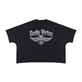 Unisex Boxy Oversized Raw Edge T-Shirt