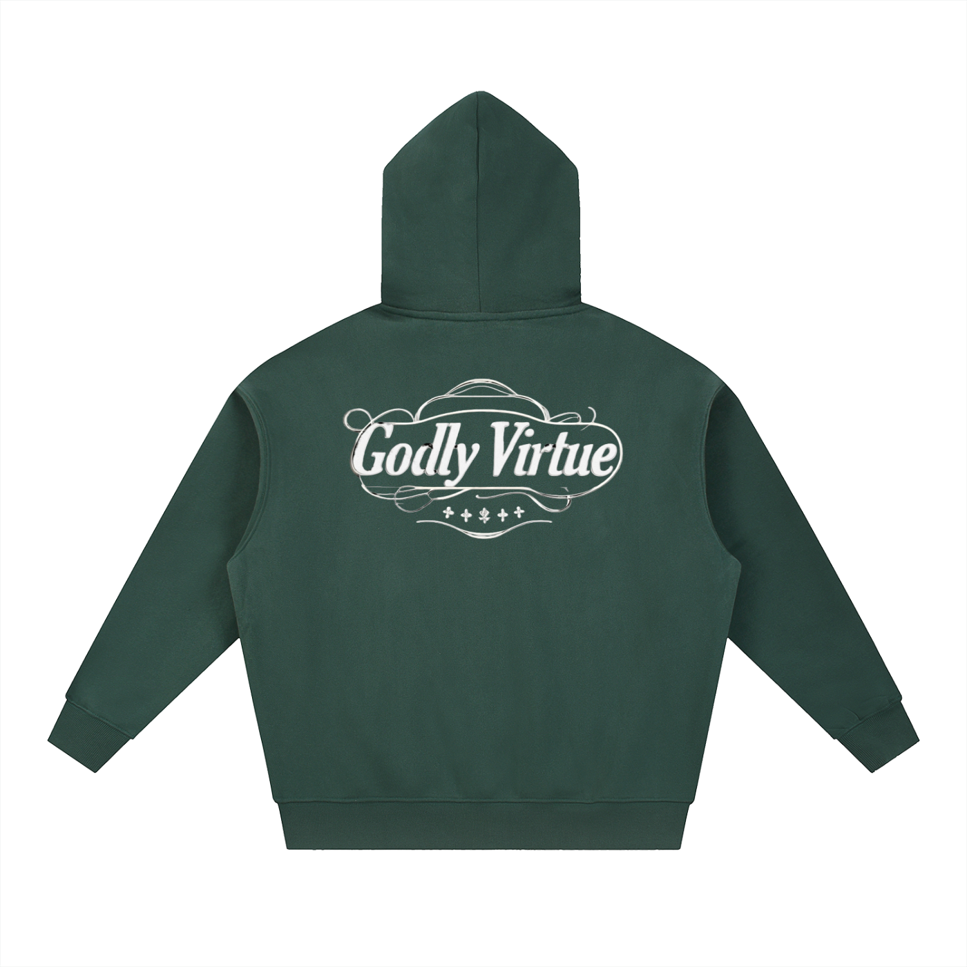 Oversized Fleece Boxy Zip Up Hoodie