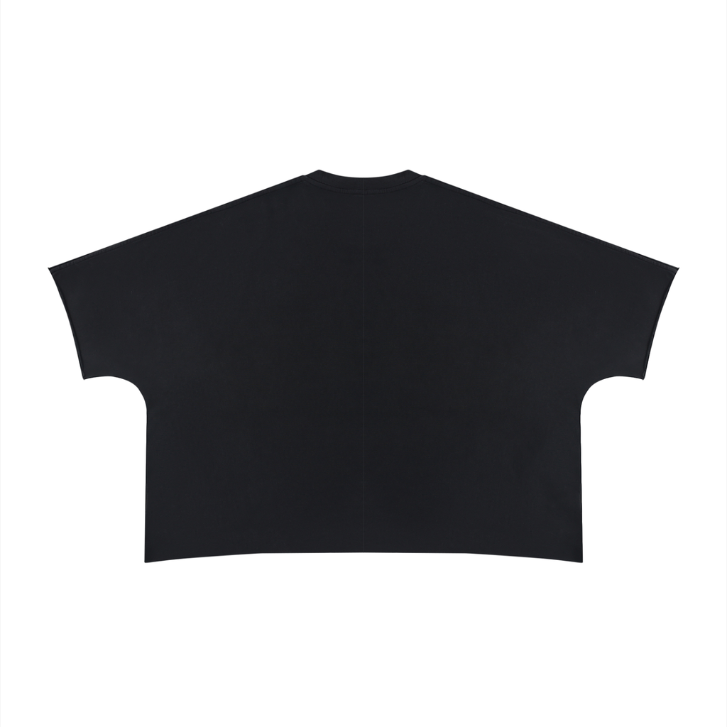 Unisex Boxy Oversized Raw Edge T-Shirt