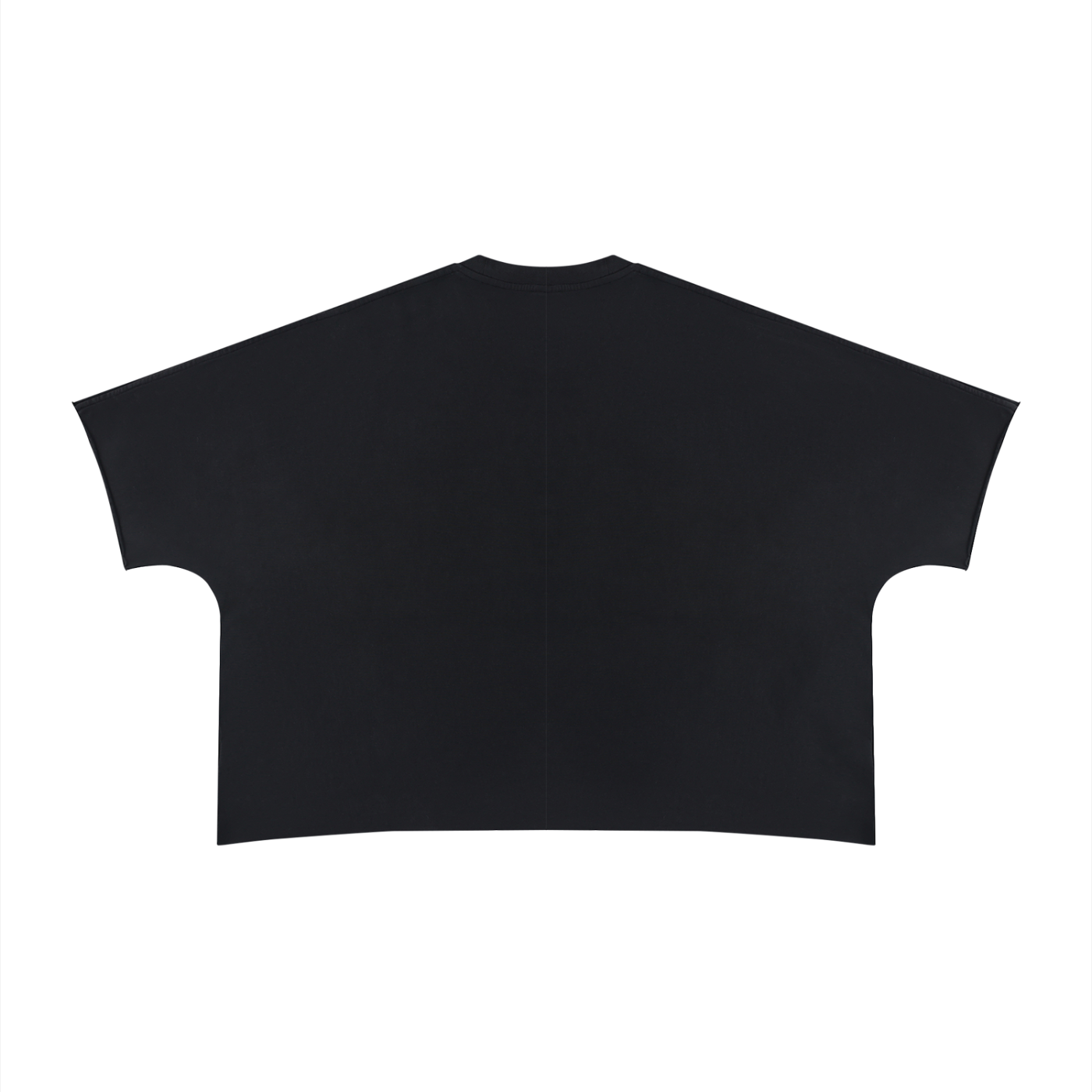 Unisex Boxy Oversized Raw Edge T-Shirt