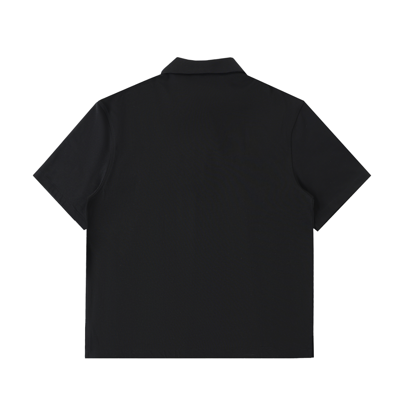 Half-Zip (Silver) Cotton Golf Polo