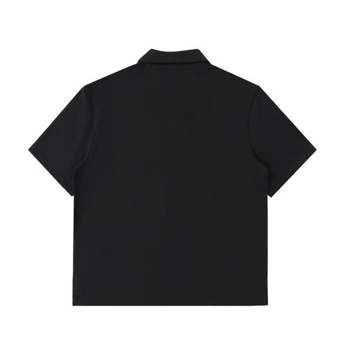 Half-Zip (Silver) Cotton Golf Polo