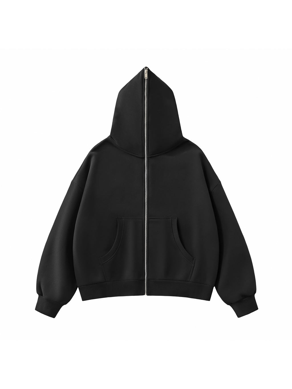 Heavy Full-Zip Boxy Hoodie